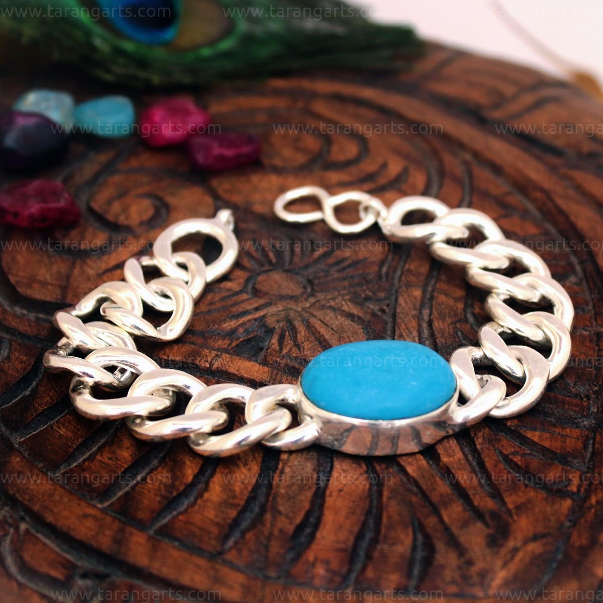 Men's Silver Chains Tarang Arts