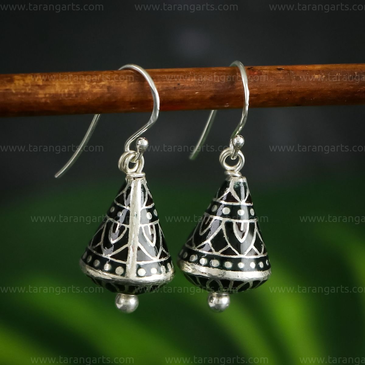 Buy Silver Earrings Online in India Tarang Arts www.tarangarts