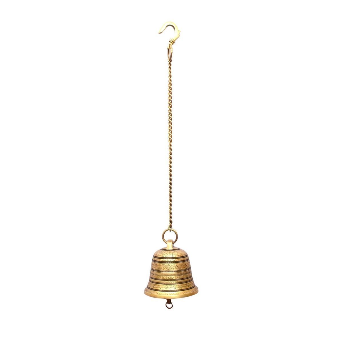 Brass Bell Hanging - Handcrafted Decorative Bells for Home and 