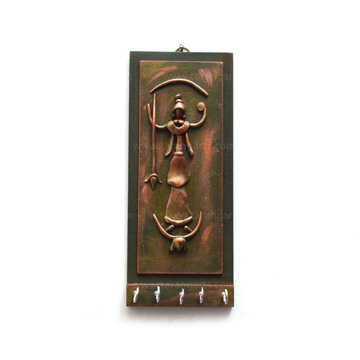 HAND PAINTED WOODEN KEY HOLDER FOR HOME DECOR